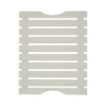 Orsina Portland White Wood Slatted Duckboard – Modern Spa Shower Mat