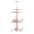 Orsina Dara 3 Tier Copper Plated Storage Rack | Modern Bathroom Organiser