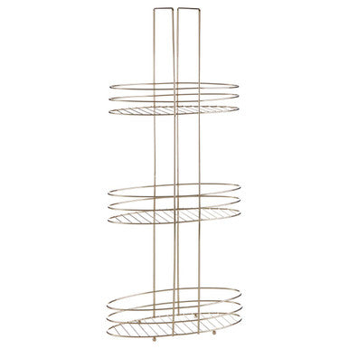Orsina Dara 3 Tier Gold Plated Storage Rack | Modern Bathroom Organiser
