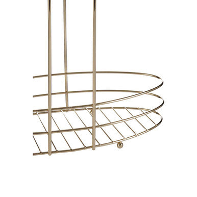Orsina Dara 3 Tier Gold Plated Storage Rack | Modern Bathroom Organiser