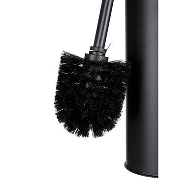 Orsina Indy Matt Black Square Toilet Brush Holder – Modern Bathroom