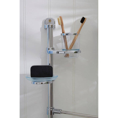 Orsina Linnea Double Towel Rail – Modern Two Bar Bathroom Storage