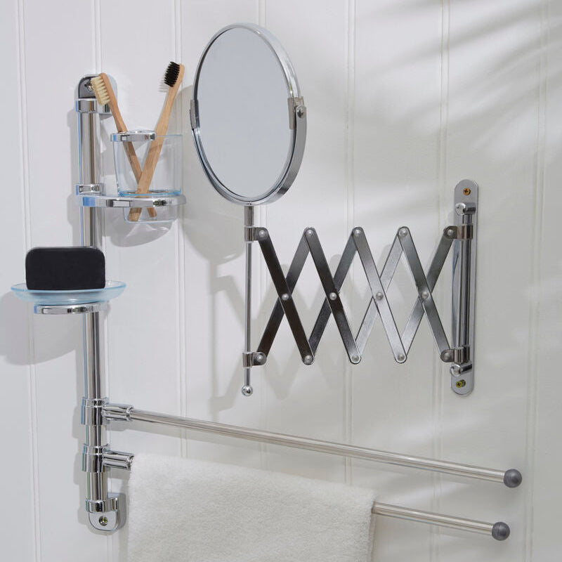 Orsina Linnea Double Towel Rail – Modern Two Bar Bathroom Storage