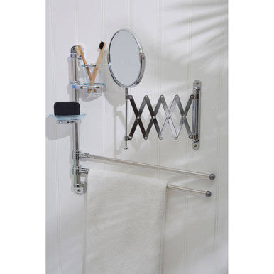 Orsina Linnea Double Towel Rail – Modern Two Bar Bathroom Storage