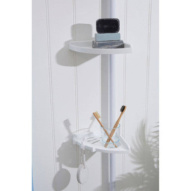 Orsina Linnea 4 Tier Corner Shower Caddy – Telescopic Bathroom Shelf
