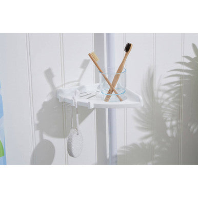 Orsina Linnea 4 Tier Corner Shower Caddy – Telescopic Bathroom Shelf