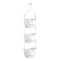 Orsina Dara 3-Tier Hanging Shower Caddy – White Bathroom Storage