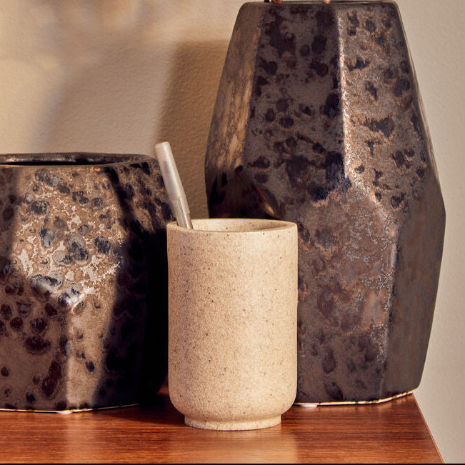 Orsina Canyon Natural Stone Effect Bathroom Tumbler & Vanity Cup