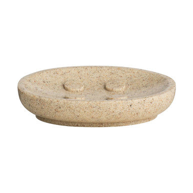 Orsina Canyon Natural Stone Effect Soap Dish | Spa Style Bathroom Decor
