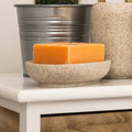 Orsina Canyon Natural Stone Effect Soap Dish | Spa Style Bathroom Decor
