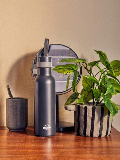 Orsina Canyon Grey Stone Effect Tumbler – Modern Toothbrush Holder