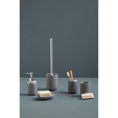 Orsina Canyon Grey Stone Effect Tumbler – Modern Toothbrush Holder