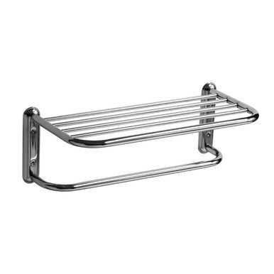 Orsina Dara Chrome Wall Mounted Towel Shelf | Modern Bathroom Storage
