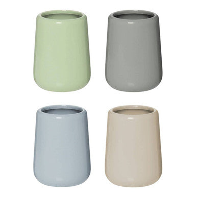 Orsina Moon Pale Green Bathroom Tumbler | 320ml Toothbrush Holder