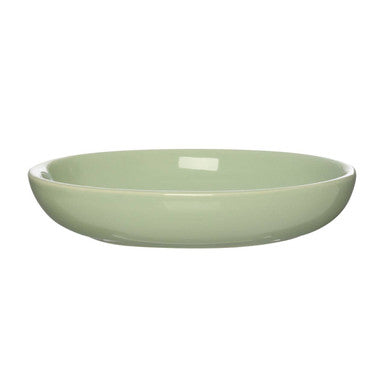 Orsina Moon Soap Dish – Minimalist Pale Green Ceramic Bathroom Holder
