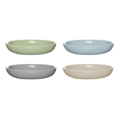 Orsina Moon Pale Blue Soap Dish – Minimalist Ceramic Bathroom Holder