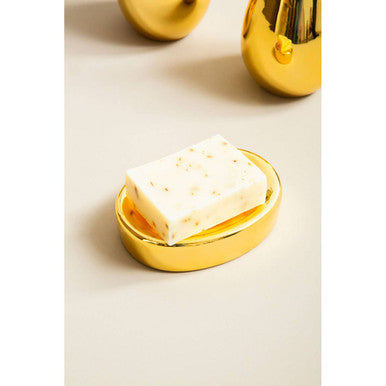 Orsina Magpie Gold 3-Piece Dolomite Bathroom Set | Modern Luxury Decor