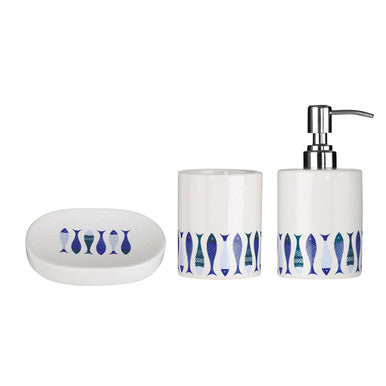 Orsina Pisces 3 Piece Bathroom Set | Modern Vanity Countertop Decor