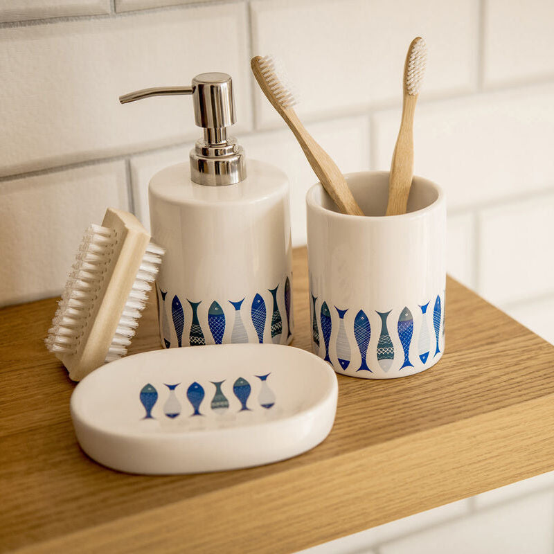 Orsina Pisces 3 Piece Bathroom Set | Modern Vanity Countertop Decor