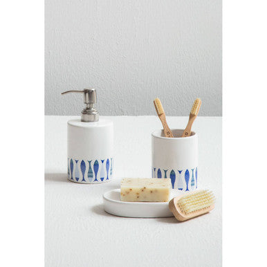 Orsina Pisces 3 Piece Bathroom Set | Modern Vanity Countertop Decor