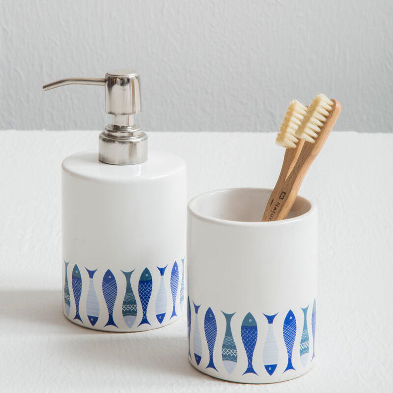 Orsina Pisces 3 Piece Bathroom Set | Modern Vanity Countertop Decor
