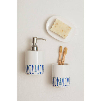 Orsina Pisces 3 Piece Bathroom Set | Modern Vanity Countertop Decor