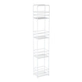 Orsina Dara 4-Tier White Rectangular Storage Caddy | Bathroom Organiser