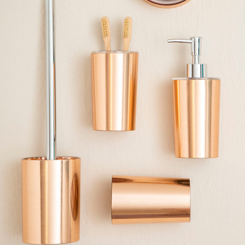 Orsina Shine Gold Toilet Brush and Holder – Modern Metallic Finish