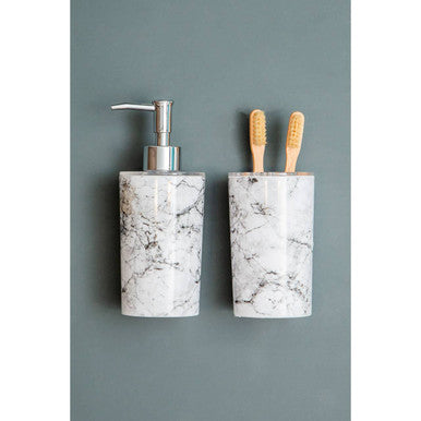 Orsina Rome Grey Toothbrush Holder – Modern Minimalist Bathroom Organiser