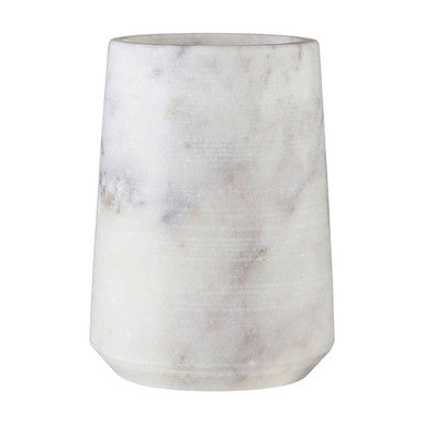 Orsina Abaska Off White Marble Tumbler – Luxury Bathroom Toothbrush Holder