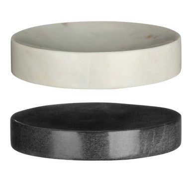 Orsina Kamal Dark Grey Marble Effect Soap Dish | Modern Bathroom Holder