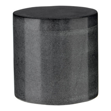 Orsina Kamal Dark Grey Marble Effect Cotton Jar | Bathroom Vanity Storage