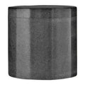 Orsina Kamal Dark Grey Marble Effect Cotton Jar | Bathroom Vanity Storage