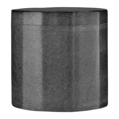 Orsina Kamal Dark Grey Marble Effect Cotton Jar | Bathroom Vanity Storage