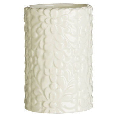 Orsina Magnolia 3-Piece Bathroom Set – Cream Floral Vanity Accessories