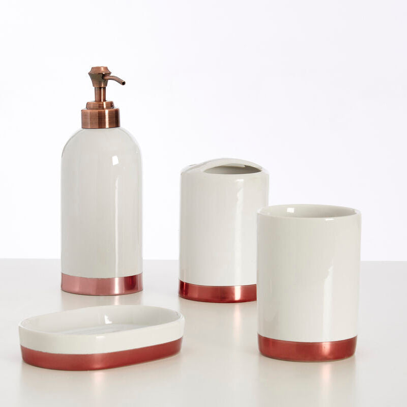 Orsina Delta Stoneware Tumbler – Minimalist Bathroom Rinse Cup