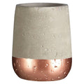 Orsina Neptune Grey Concrete Bathroom Tumbler and Toothbrush Holder