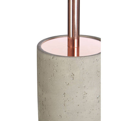 Orsina Neptune Concrete Effect Toilet Brush – Modern Bathroom Set