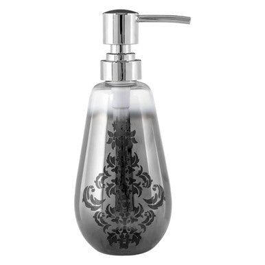 Orsina Elissa Silver Ombre Soap Dispenser | Refillable Bathroom Accessory