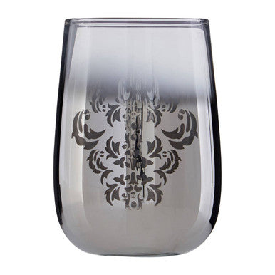Orsina Elissa Silver Ombre Bathroom Tumbler – Modern Sink Organizer