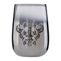 Orsina Elissa Silver Ombre Bathroom Tumbler – Modern Sink Organizer