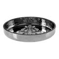 Orsina Elissa Silver Oval Soap Dish | Modern Metal Bathroom Holder