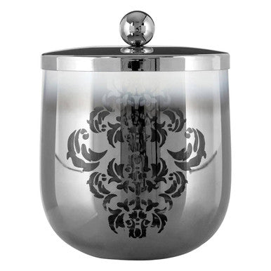 Orsina Elissa Silver Ombre Cotton Jar – 600ml Luxury Vanity Organizer