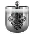 Orsina Elissa Silver Ombre Cotton Jar – 600ml Luxury Vanity Organizer