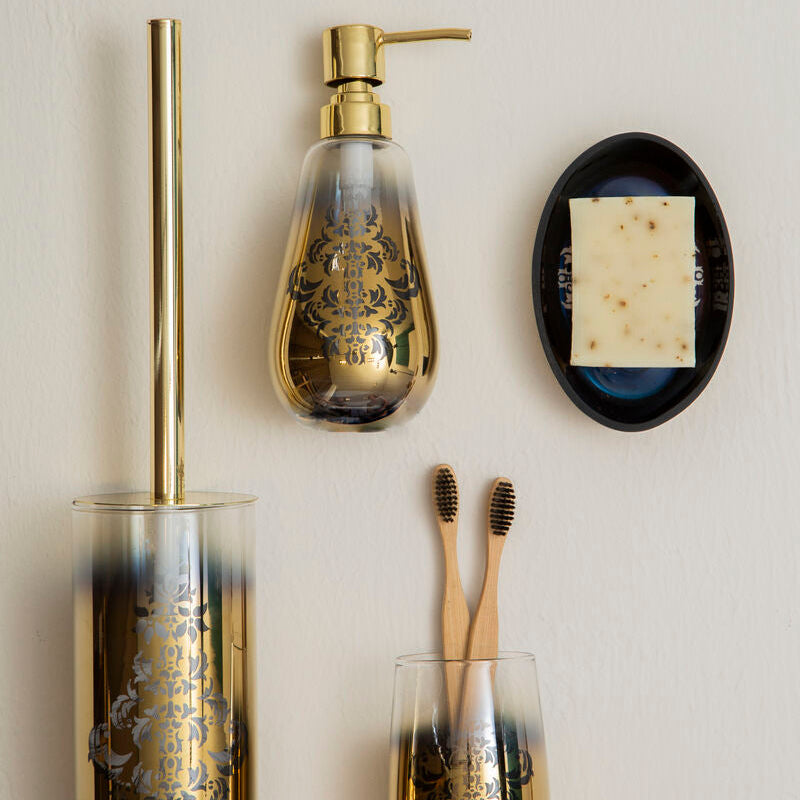 Orsina Elissa Gold Ombre Soap Dispenser | Luxury Bathroom Accessory