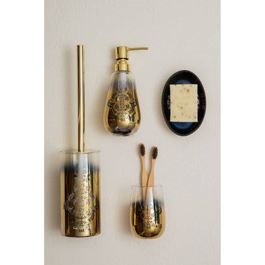 Orsina Elissa Oval Gold Soap Dish – Luxury Metal Bathroom Soap Holder