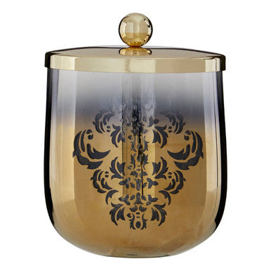 Orsina Elissa Gold Ombre Cotton Jar – 600ml Luxury Bathroom Storage