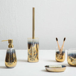 Orsina Elissa Gold Ombre Toilet Brush – Luxury Bathroom Accessory