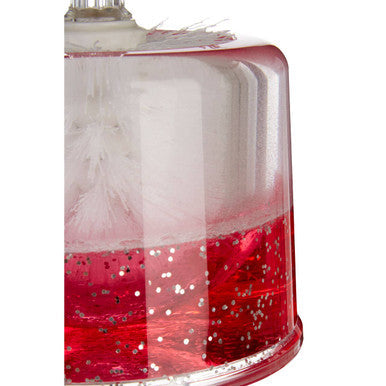 Orsina Floating Hearts Toilet Brush Holder – Clear Acrylic Bathroom Decor