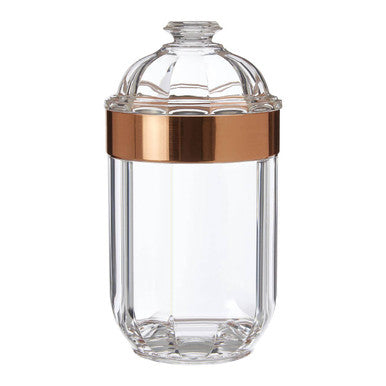 Orsina Guan Medium Rose Gold Acrylic Storage Jar | Airtight Organiser